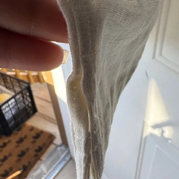 Scotch & Soda Men's Light Cream Button Down Shirt - Picture 7 of 12